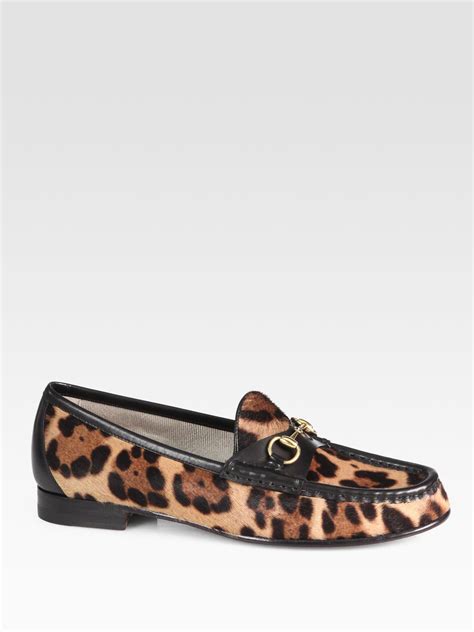 gucci pony hair shoes|women's gucci loafers.